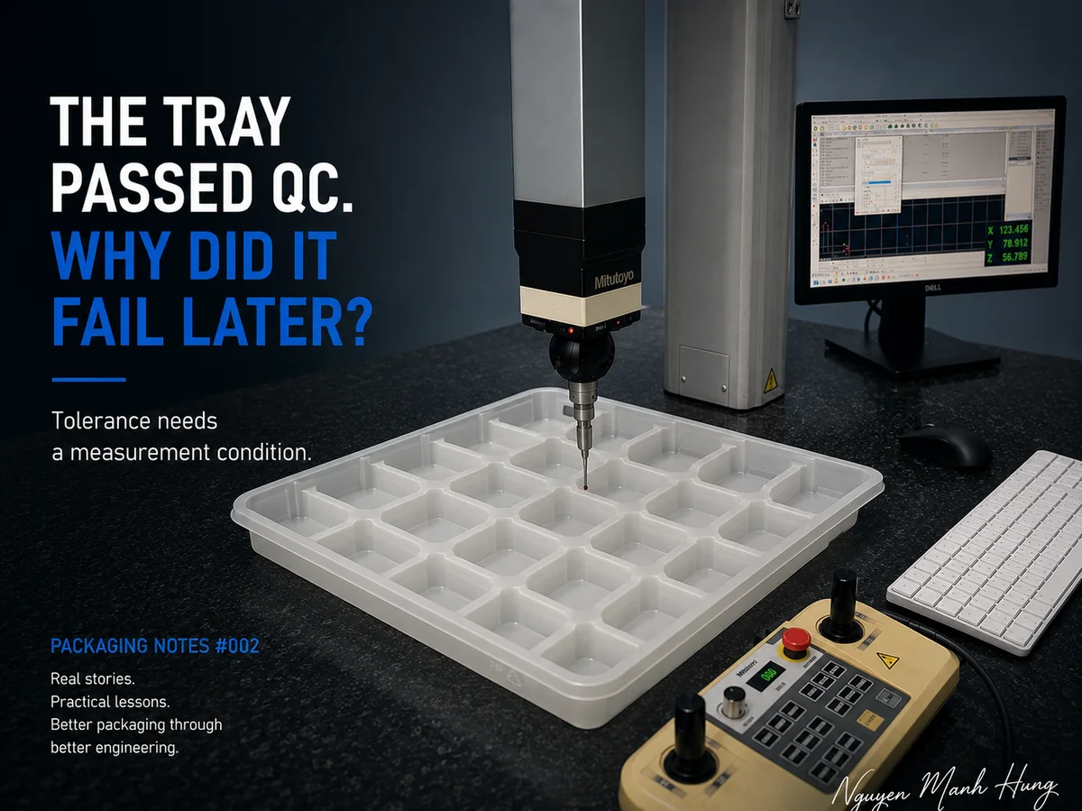 Packaging Notes #002 — The Tray Passed QC on Friday and Failed on Monday. Why?