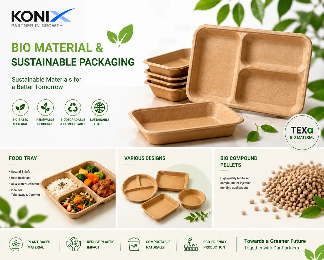 TEXa Bio — bio-based and sustainable packaging trays